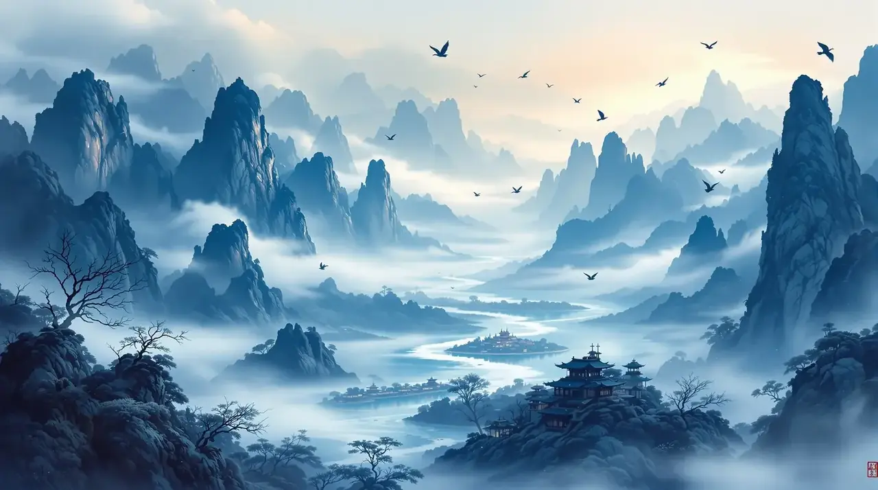 纸上山河 影视横幅海报